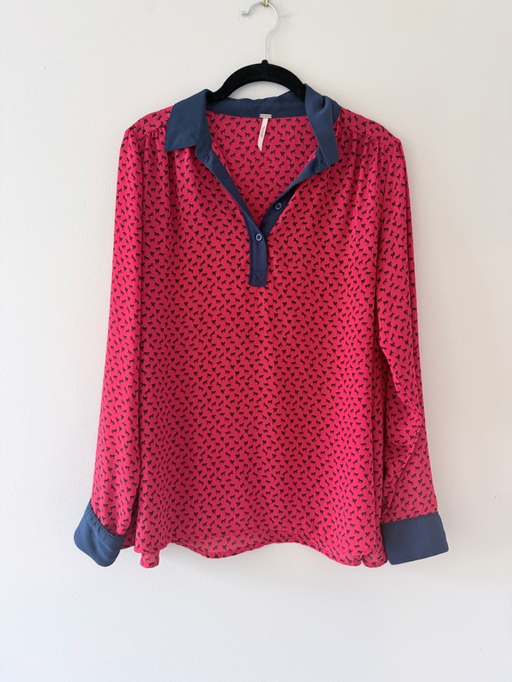 Free People Horse Blouse